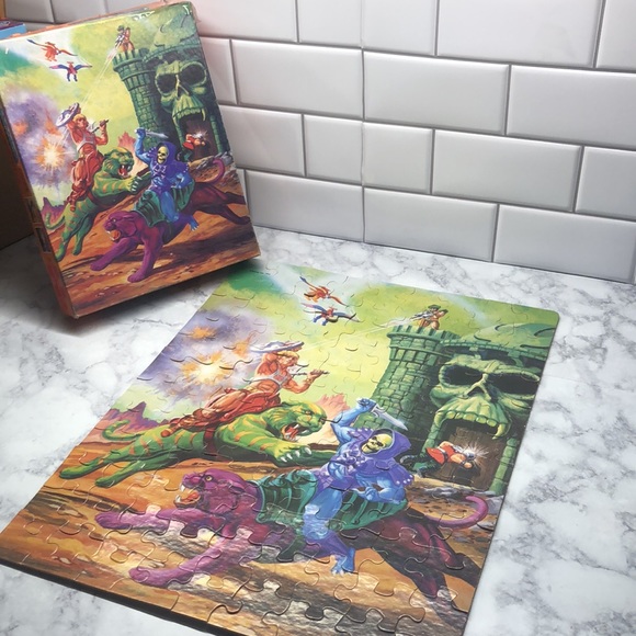 VTG Lot He-Man Masters of The Universe 100pc Puzzles - Picture 11 of 16